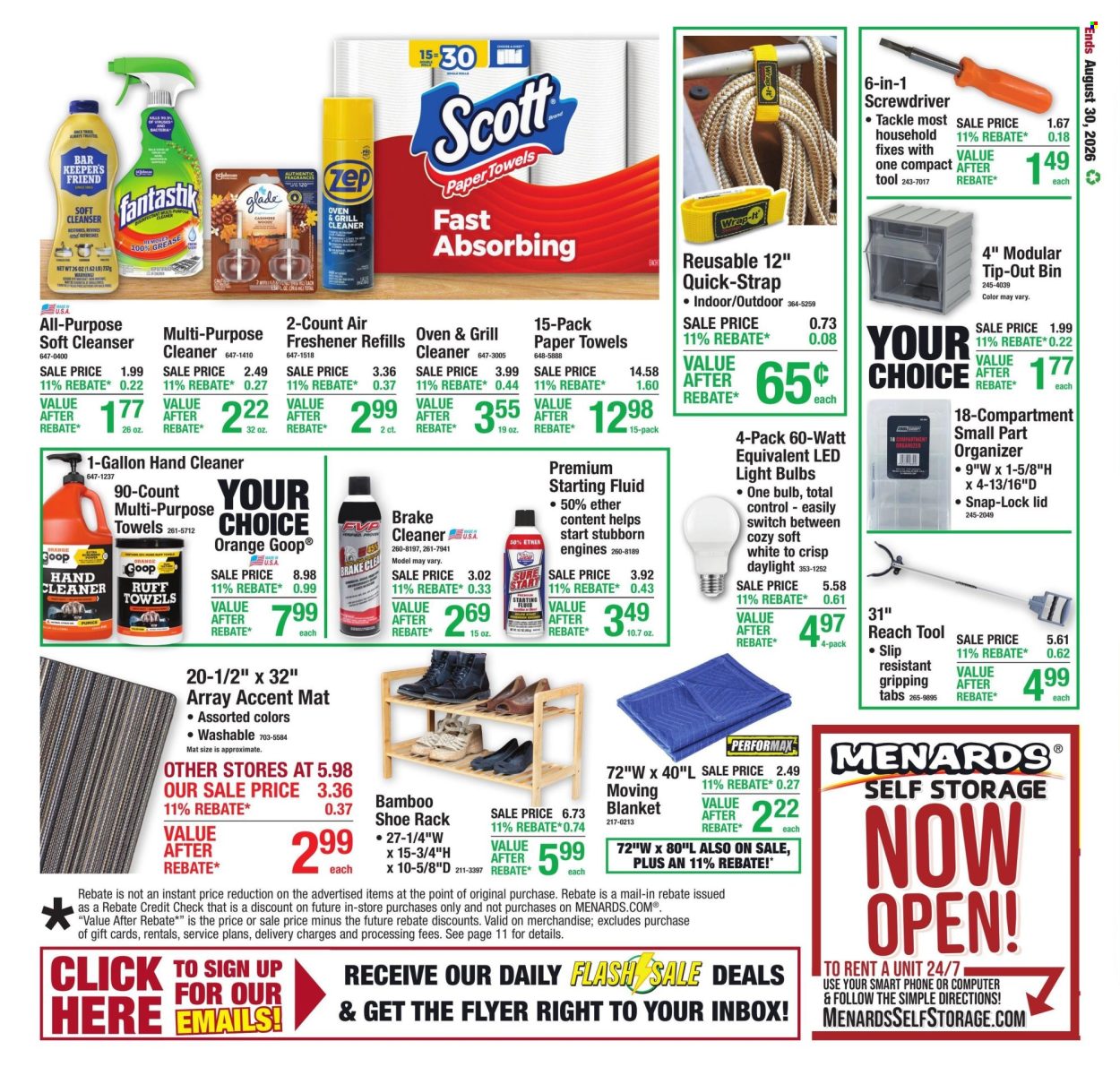 Menards ad  - 08.20.2026 - 08.30.2026. Page 21