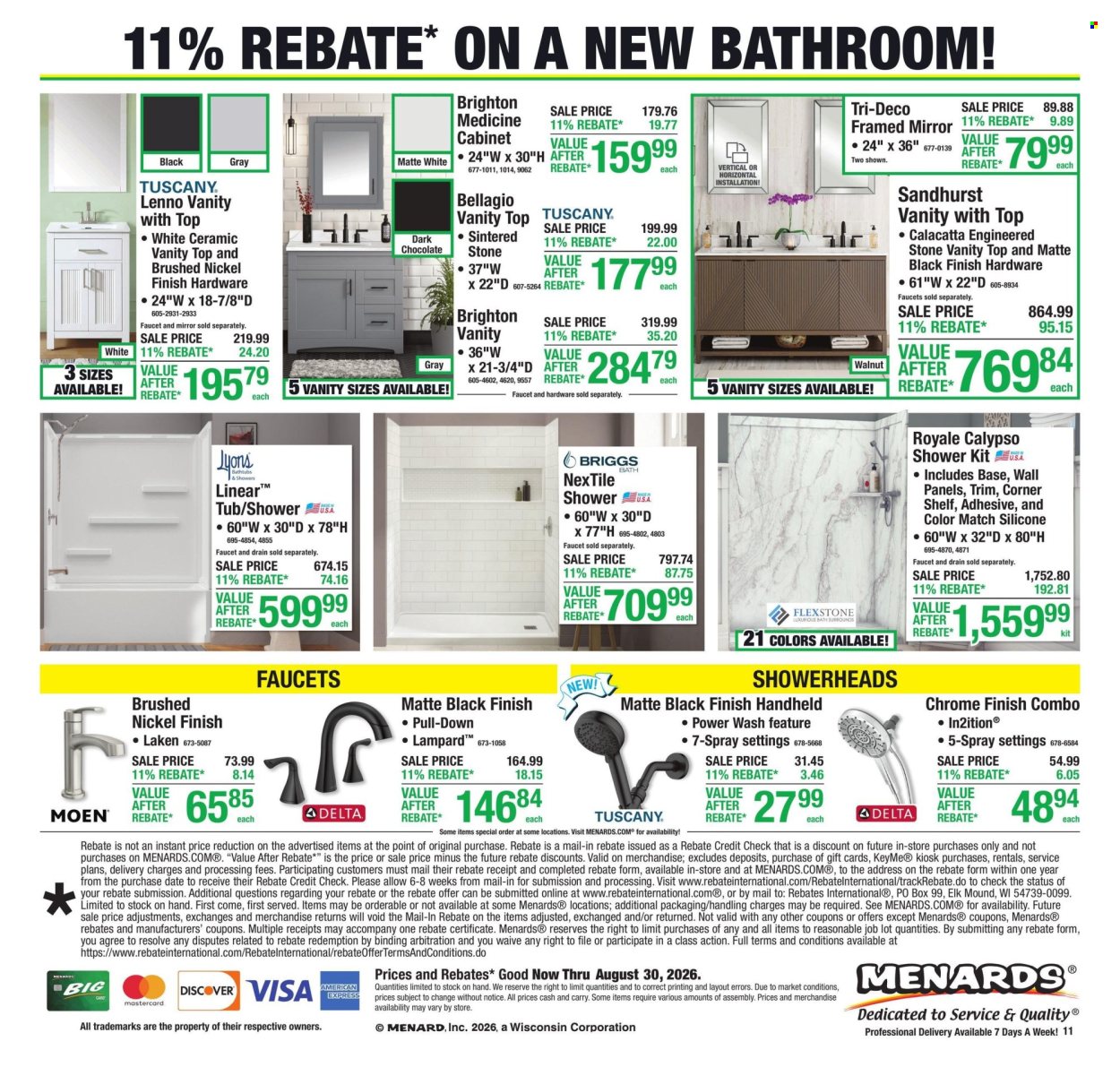 Menards ad  - 08.20.2026 - 08.30.2026. Page 20