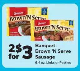 Banquet Brown'N Serve Sausage