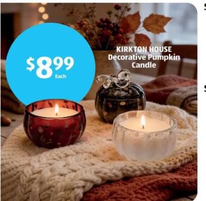 KIRKTON HOUSE Decorative Pumpkin Candle