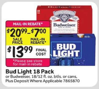 Bud Light 18 Pack