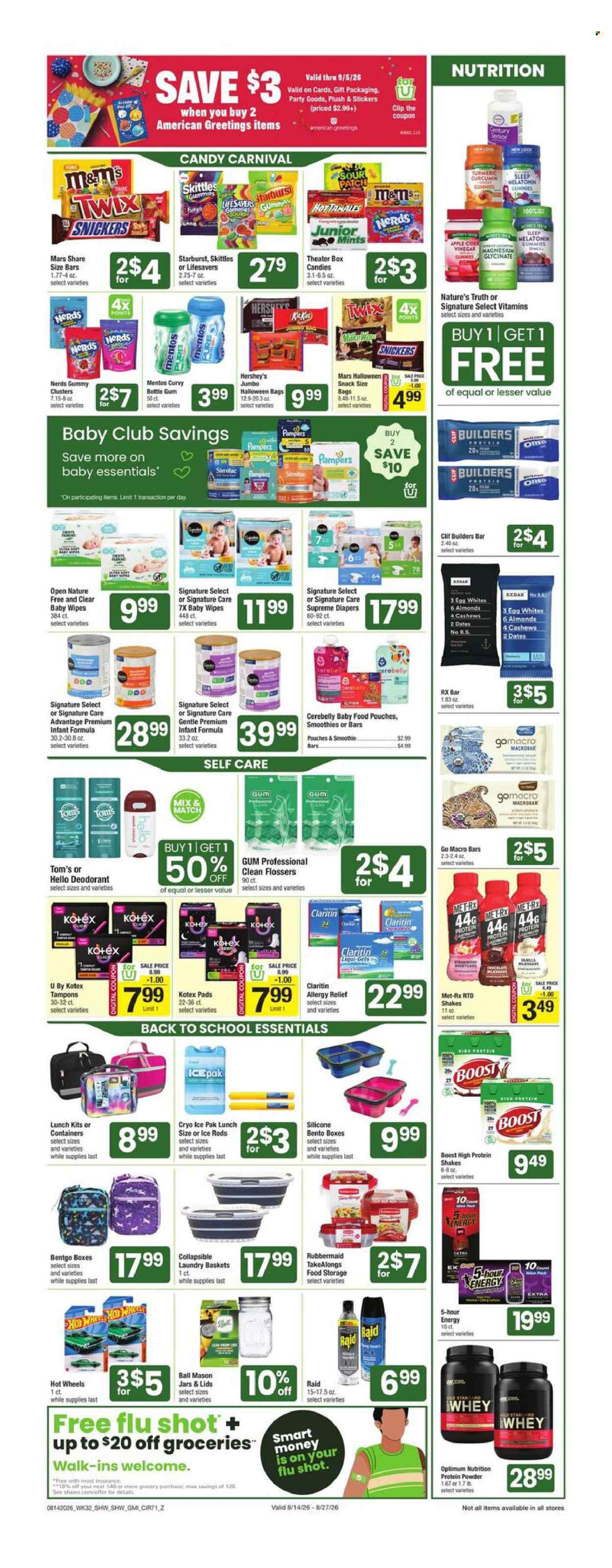 Shaw’s ad  - 08.21.2026 - 08.27.2026. Page 6