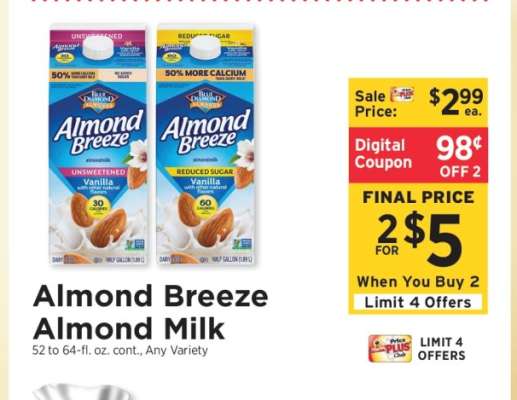 Almond Breeze Almond Milk
