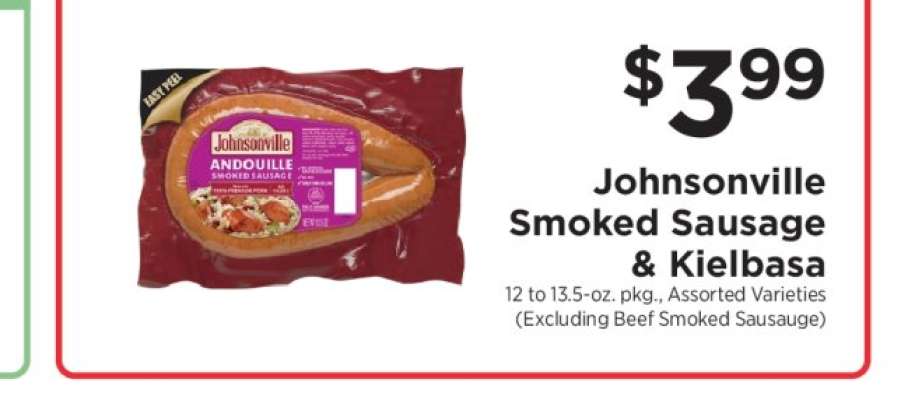 Johnsonville Smoked Sausage & Kielbasa