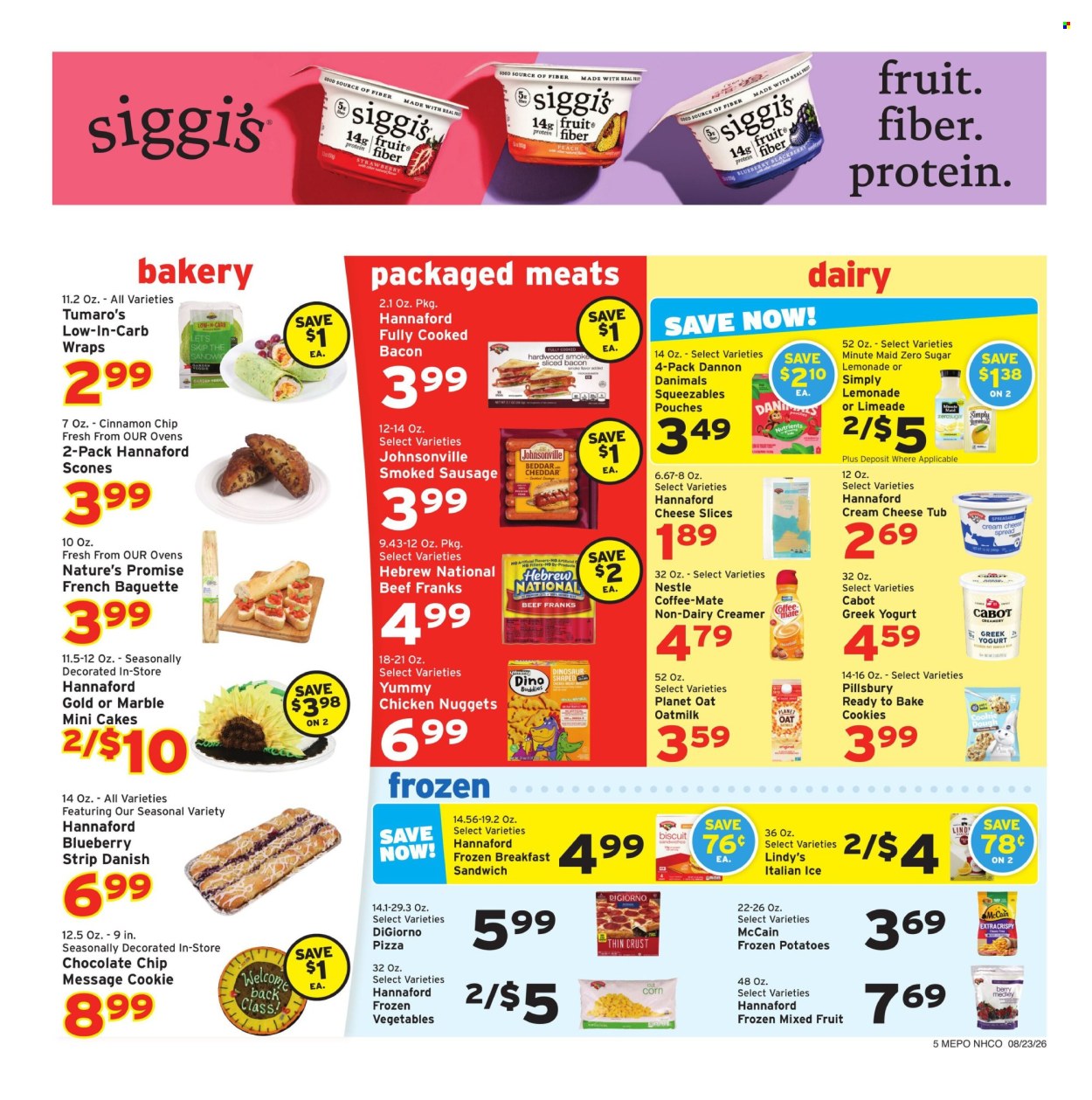 Hannaford ad  - 08.23.2026 - 08.29.2026. Page 5