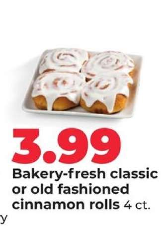 Bakery-fresh classic or old fashioned cinnamon rolls