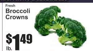 Fresh Broccoli Crowns