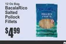 BacalaRico Salted Pollock Fillets