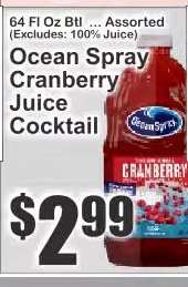 Ocean Spray Cranberry Juice Cocktail