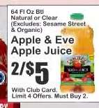 Apple & Eve Apple Juice