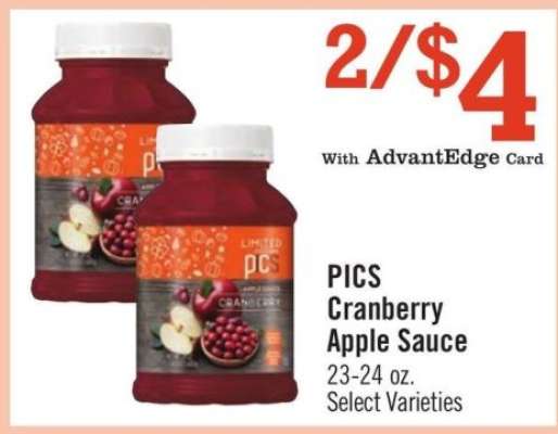 PICS Cranberry Apple Sauce