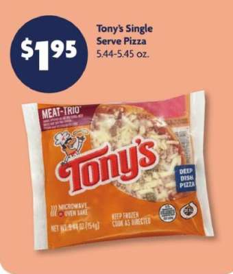 Tony’s Single Serve Pizza