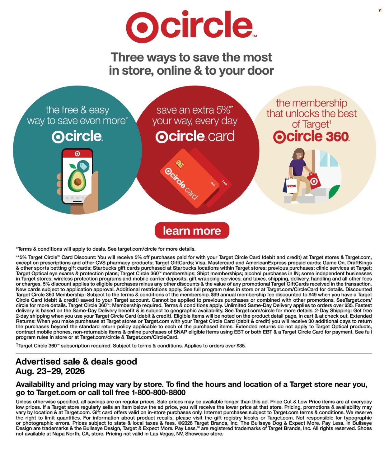 Target ad  - 08.23.2026 - 08.29.2026. Page 34