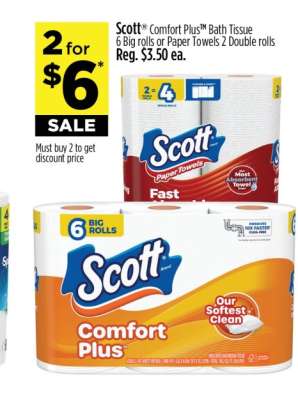 Scott Comfort Plus Bath Tissue