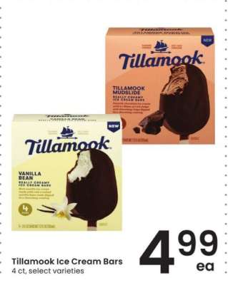 Tillamook Ice Cream Bars
