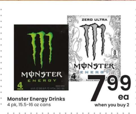 Monster Energy Drinks