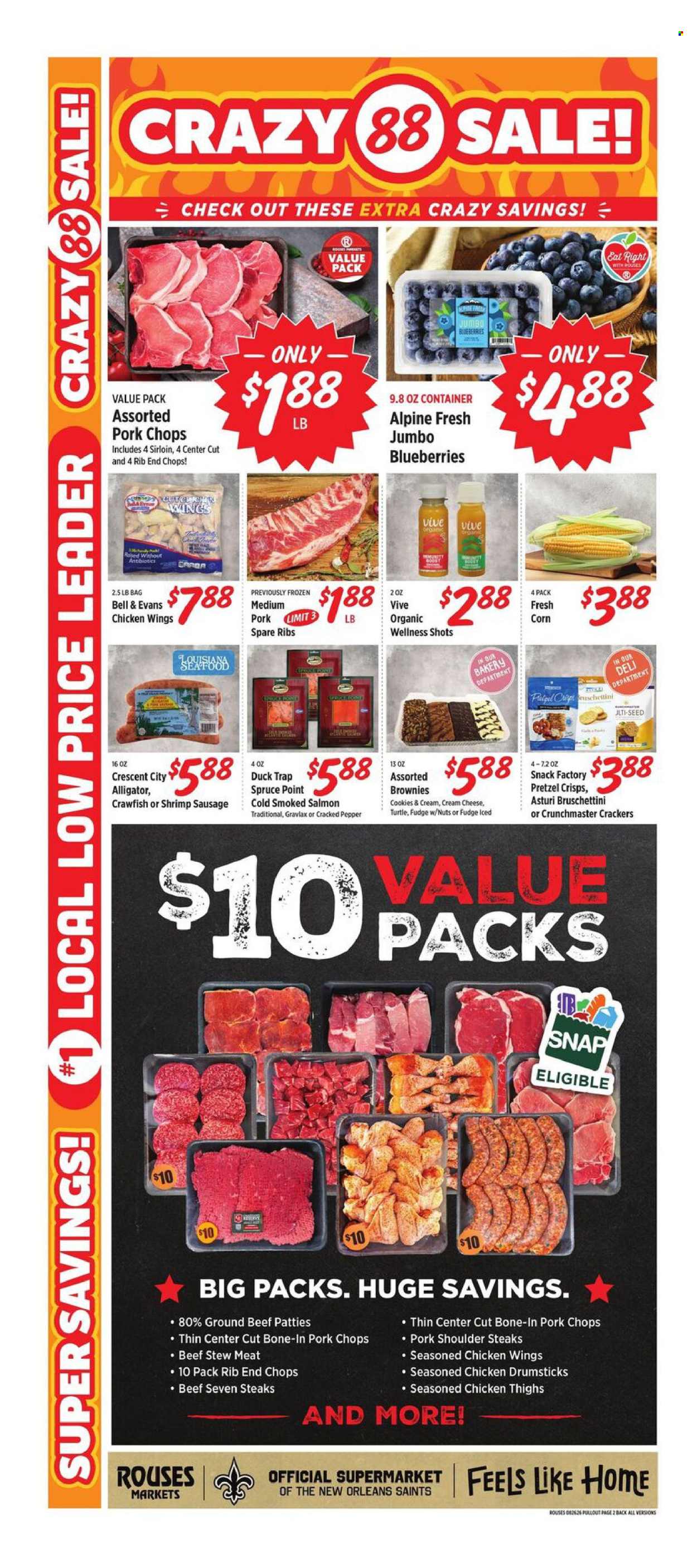 Rouses Markets ad  - 08.26.2026 - 09.02.2026. Page 4