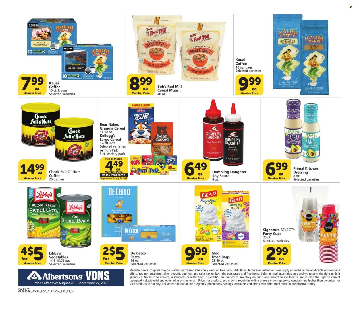 Albertsons ad  - 08.26.2026 - 09.22.2026. Page 13
