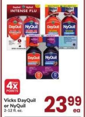 Vicks DayQuil or NyQuil