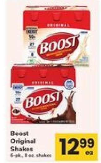 Boost Original Shakes