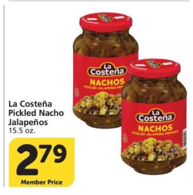 La Costeña Pickled Nacho Jalapeños