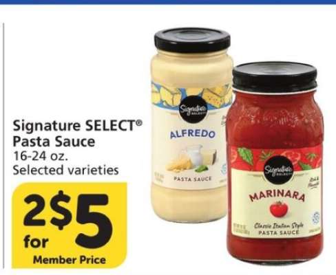 Signature Select Pasta Sauce