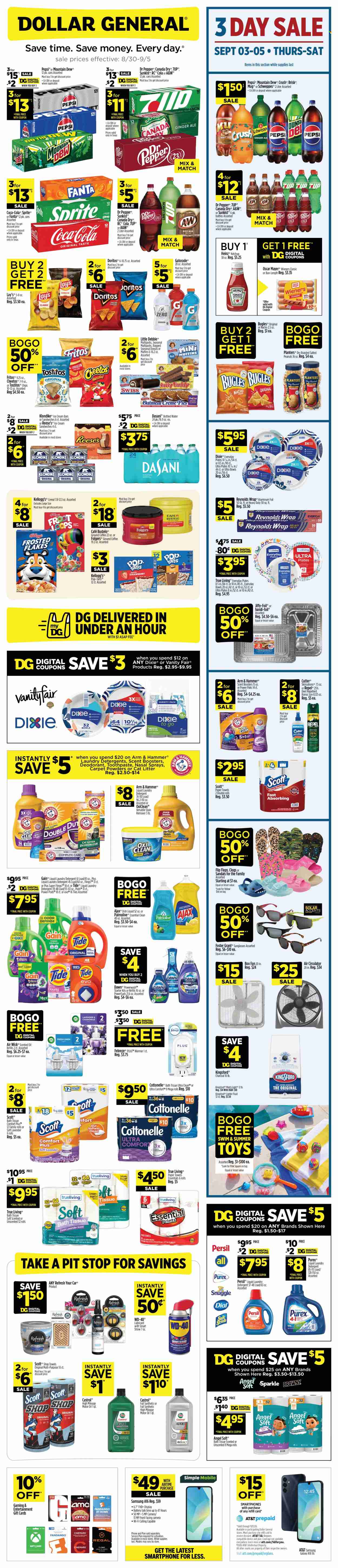Dollar General ad  - 08.30.2026 - 09.05.2026. Page 1