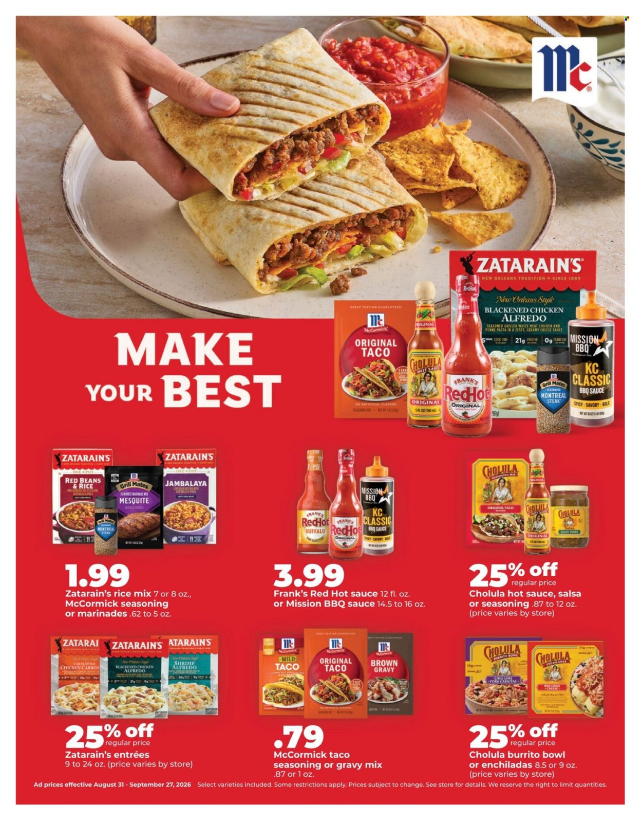 Hy-Vee ad  - 08.31.2026 - 09.27.2026. Page 11