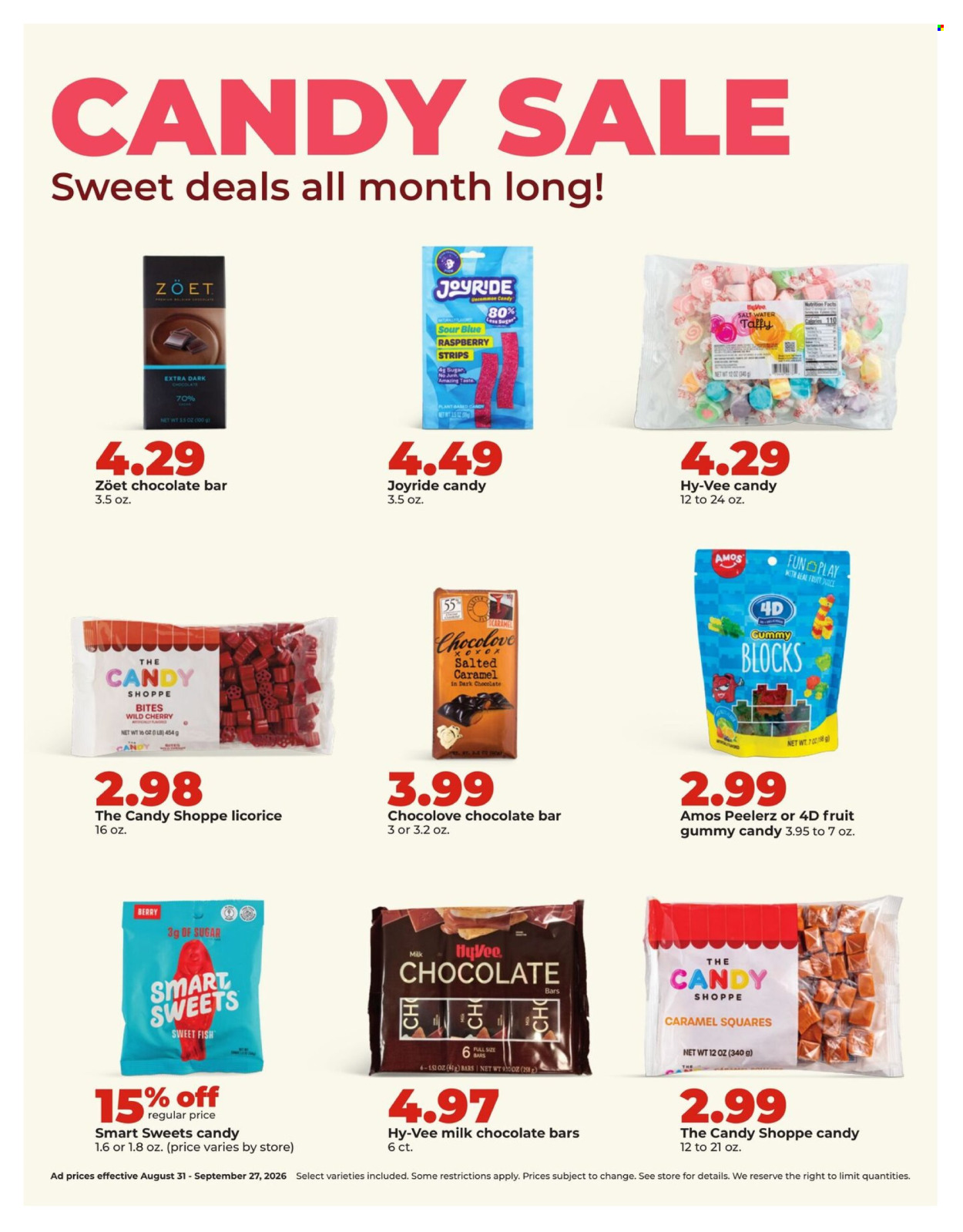 Hy-Vee ad  - 08.31.2026 - 09.27.2026. Page 15