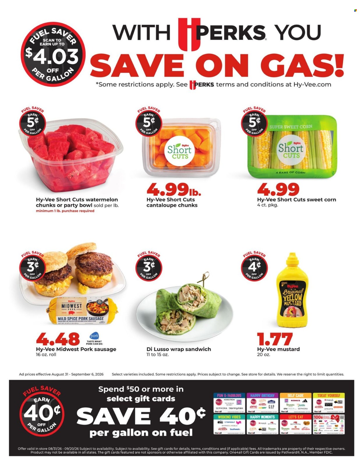 Hy-Vee ad  - 08.31.2026 - 09.06.2026. Page 13