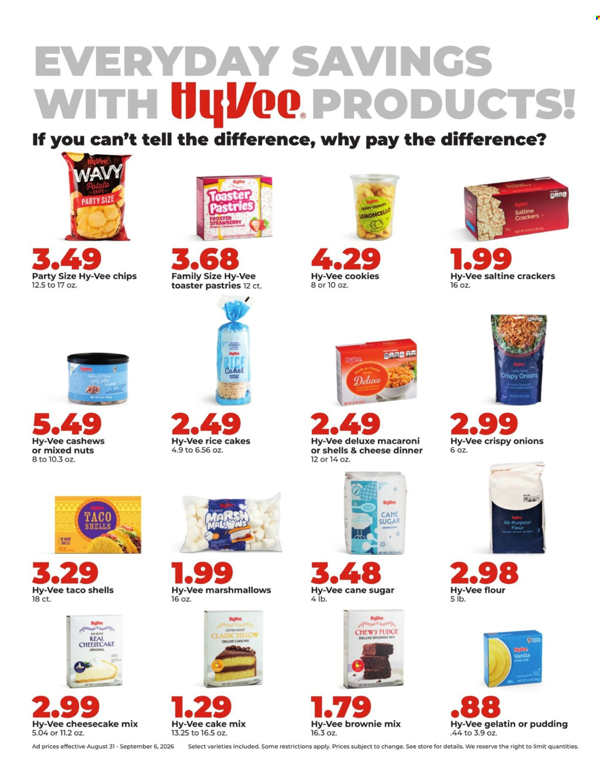 Hy-Vee ad  - 08.31.2026 - 09.06.2026. Page 20