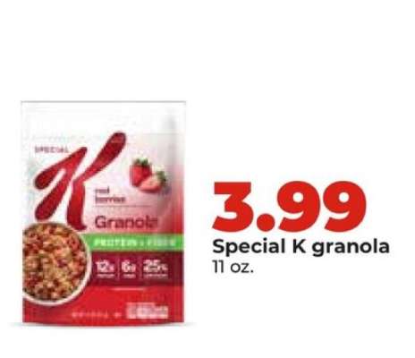 Special K granola
