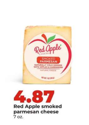 Red Apple smoked parmesan cheese