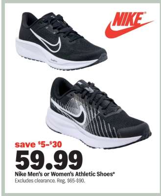 Nike Men's or Women's Athletic Shoes