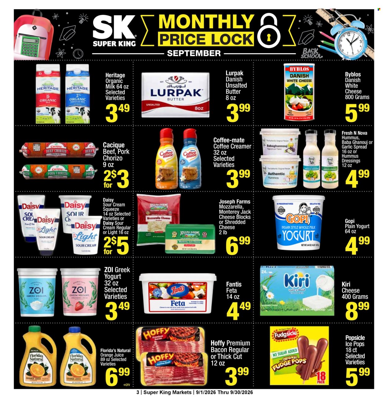 Super King Markets ad  - 09.01.2026 - 09.30.2026. Page 3