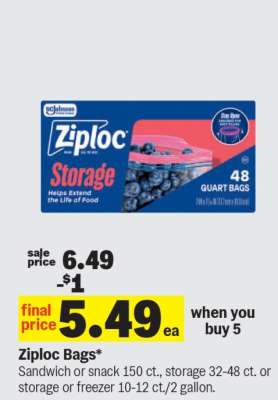 Ziploc Bags