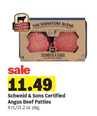 Schweid & Sons Certified Angus Beef Patties
