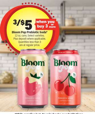 BLOOM POP PREBIOTIC SODA