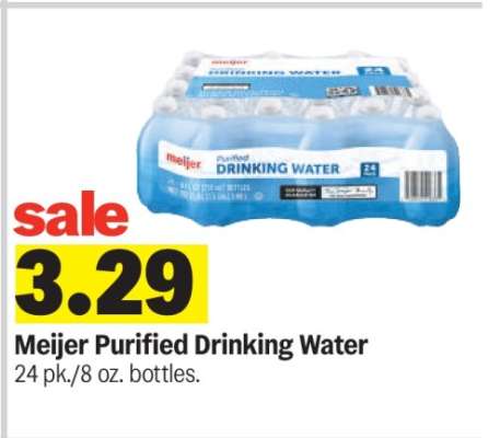 Meijer Purified Drinking Water