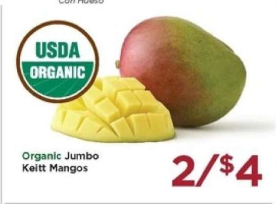 Organic Jumbo Keitt Mangos