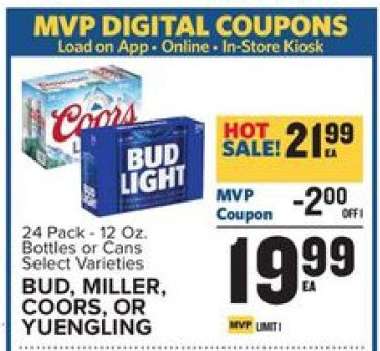 Bud, Miller, Coors or Yuengling