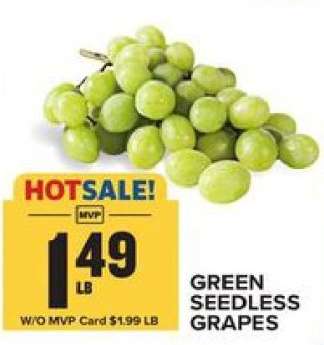 Green Seedless Grapes