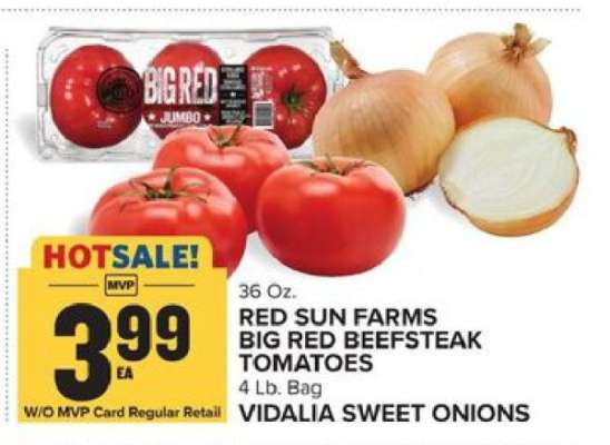 RED SUN FARMS BIG RED BEEFSTEAK TOMATOES