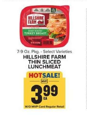 Hillshire Farm Thin Sliced Lunchmeat