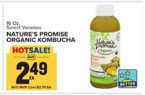 Nature’s Promise Organic Kombucha