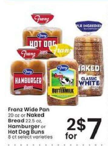 Franz Wide Pan or Naked Bread