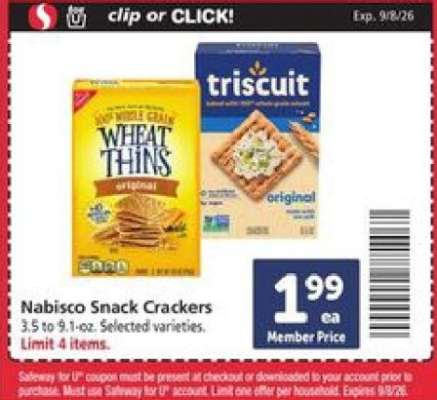 Nabisco Snack Crackers