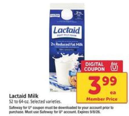 Lactaid Milk