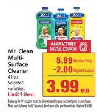 Mr. Clean Multi-Surface Cleaner