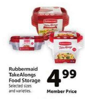 Rubbermaid TakeAlongs Food Storage